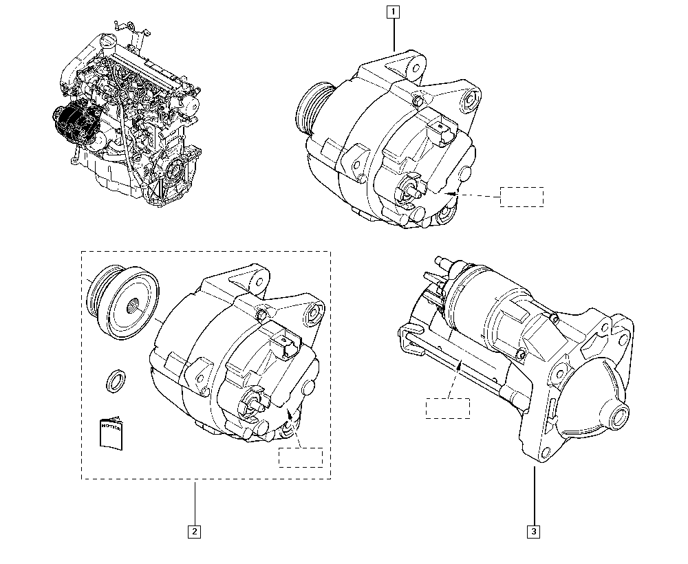 RENAULT 82 00 667 608 - Генератор autospares.lv