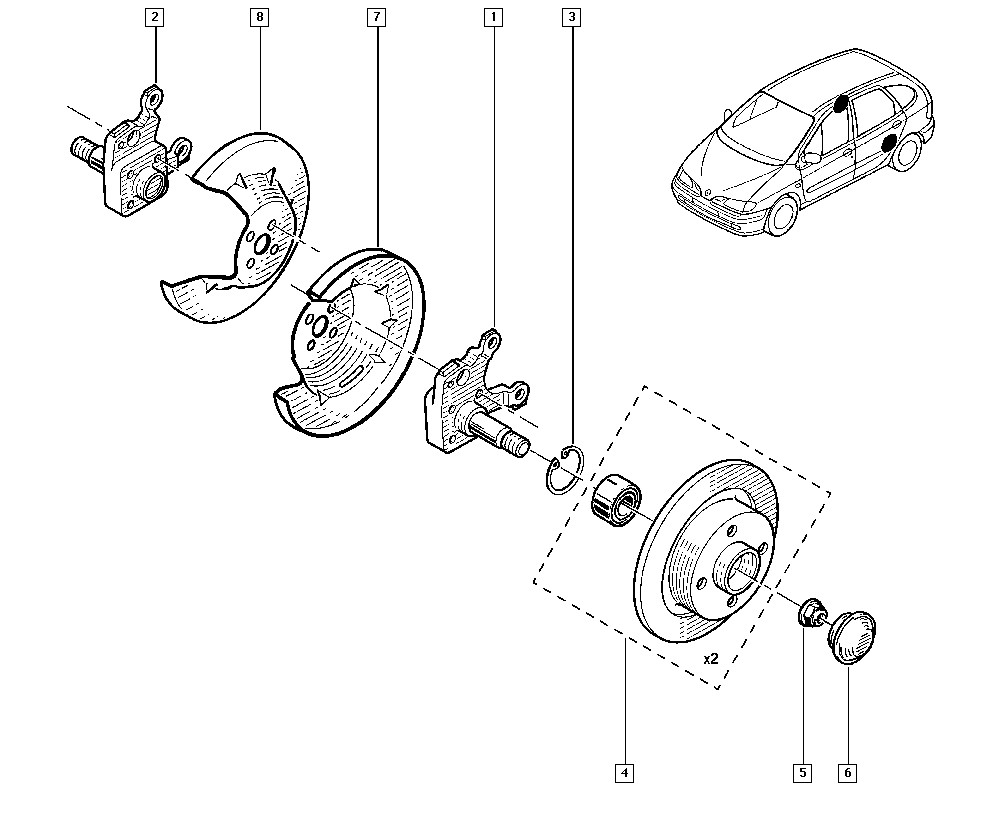 RENAULT 7701206328 - Тормозной диск autospares.lv