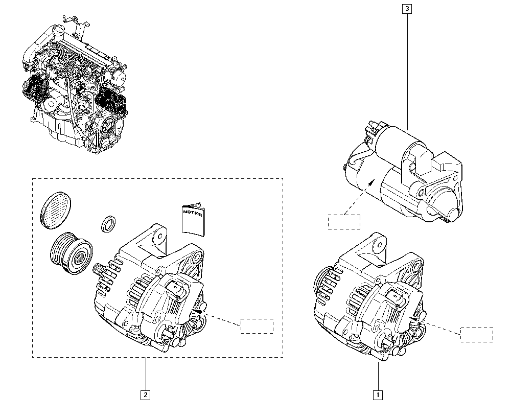 RENAULT 77 11 497 099 - Генератор autospares.lv