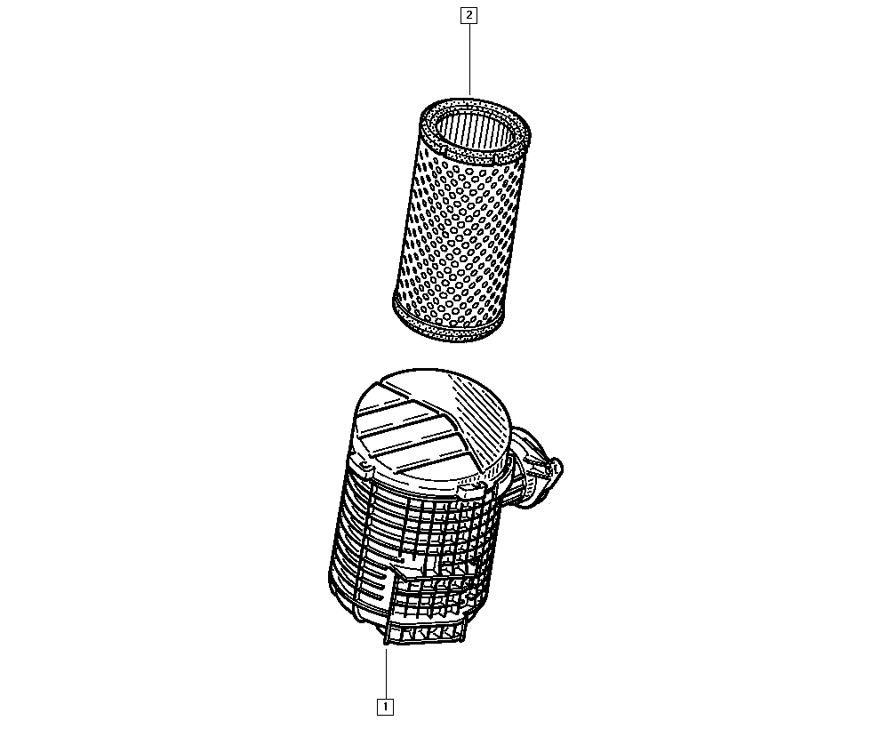 RENAULT 77 01 044 677 - Воздушный фильтр, двигатель autospares.lv