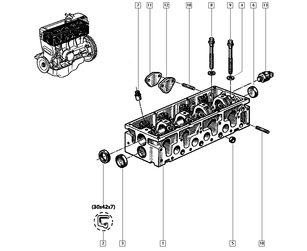 Mahindra 8200934089 - Уплотняющее кольцо, распредвал autospares.lv