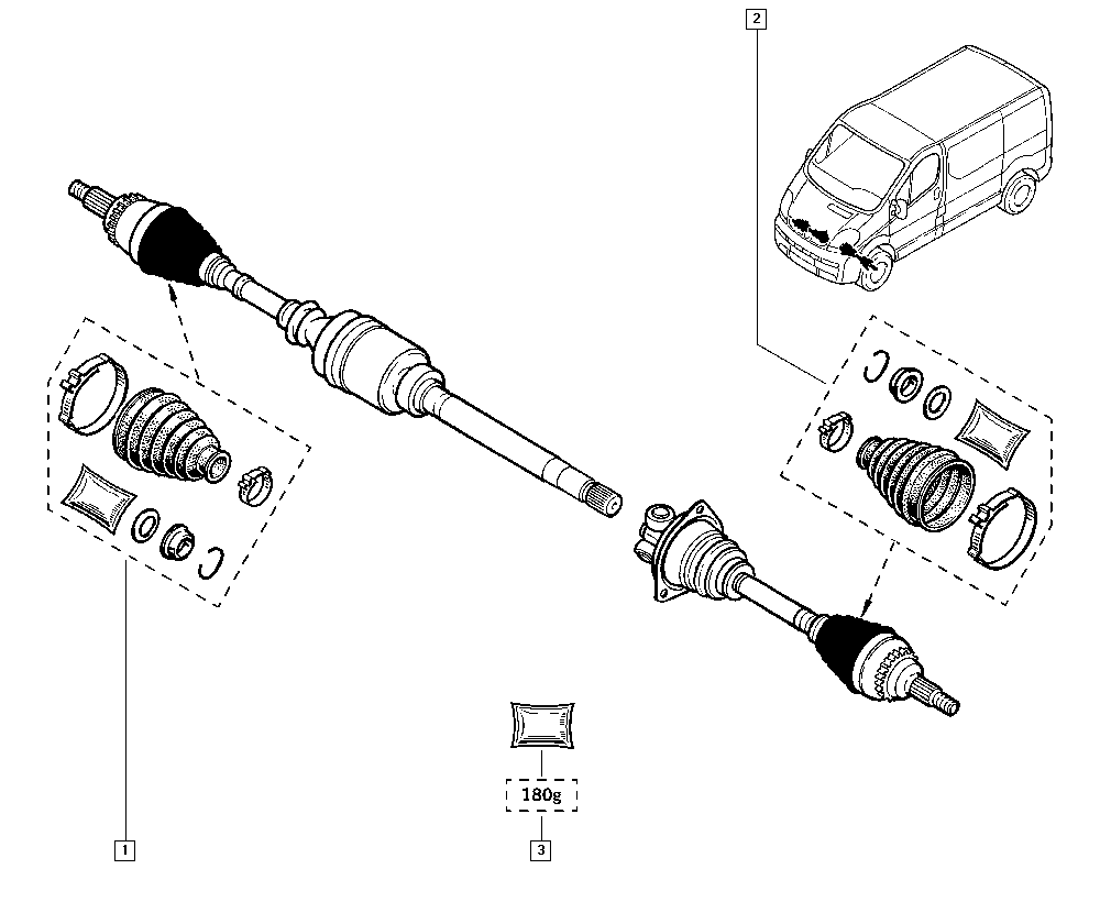 RENAULT 7701473176 - Пыльник, приводной вал autospares.lv