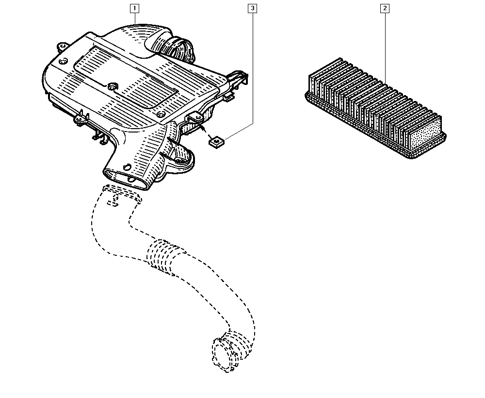 RENAULT TRUCKS 77 01 477 096 - Воздушный фильтр, двигатель autospares.lv