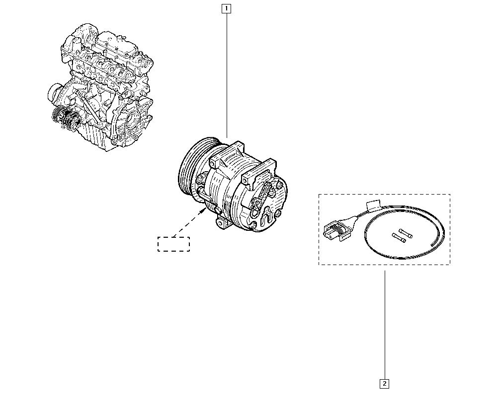 NISSAN 926005849R - Компрессор кондиционера autospares.lv