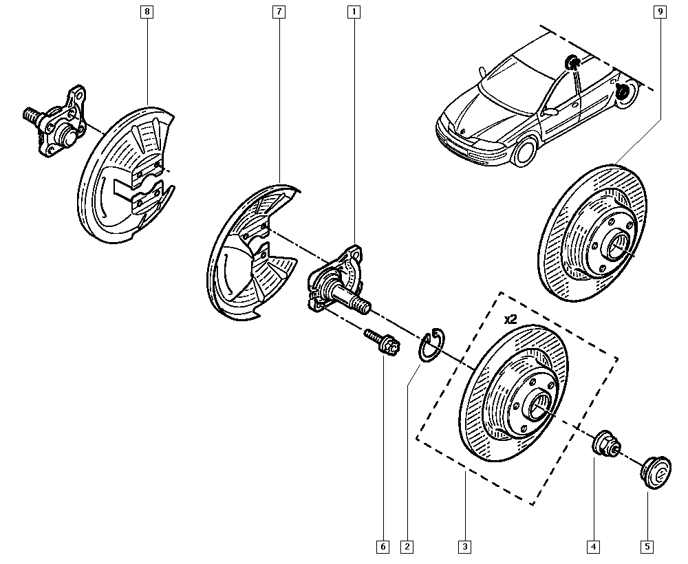 RENAULT 8200655249 - Тормозной диск autospares.lv