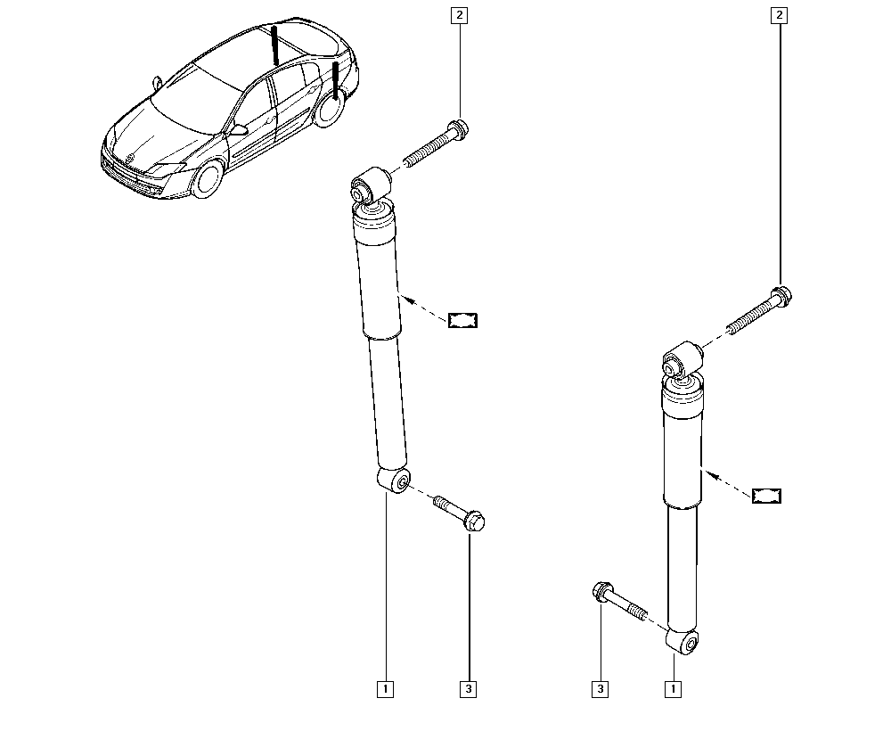 RENAULT 56 21 000 07R - Амортизатор autospares.lv