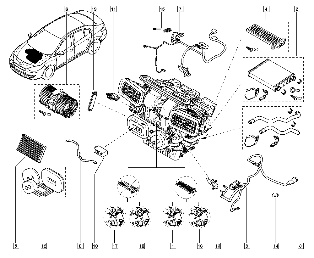 OM 272774936R - Фильтр воздуха в салоне autospares.lv