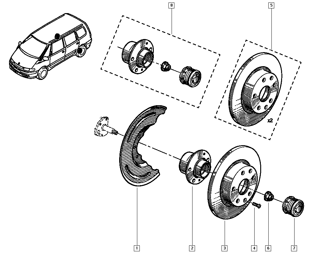 DACIA 6025304079 - Тормозной диск autospares.lv