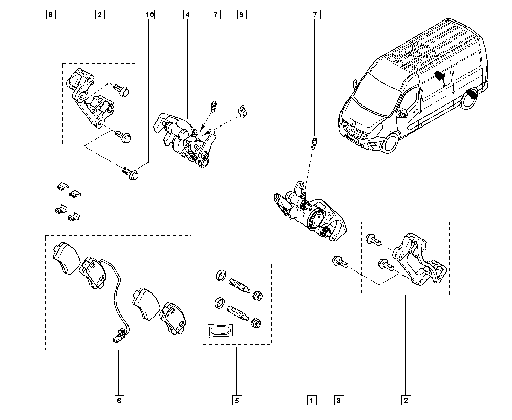 RENAULT 440608697R - Тормозные колодки, дисковые, комплект autospares.lv