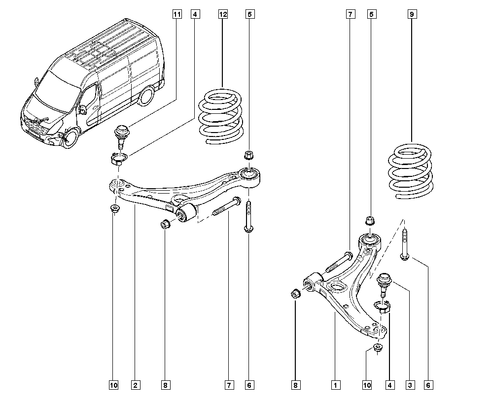 DACIA 8200688871 - Сайлентблок, рычаг подвески колеса autospares.lv