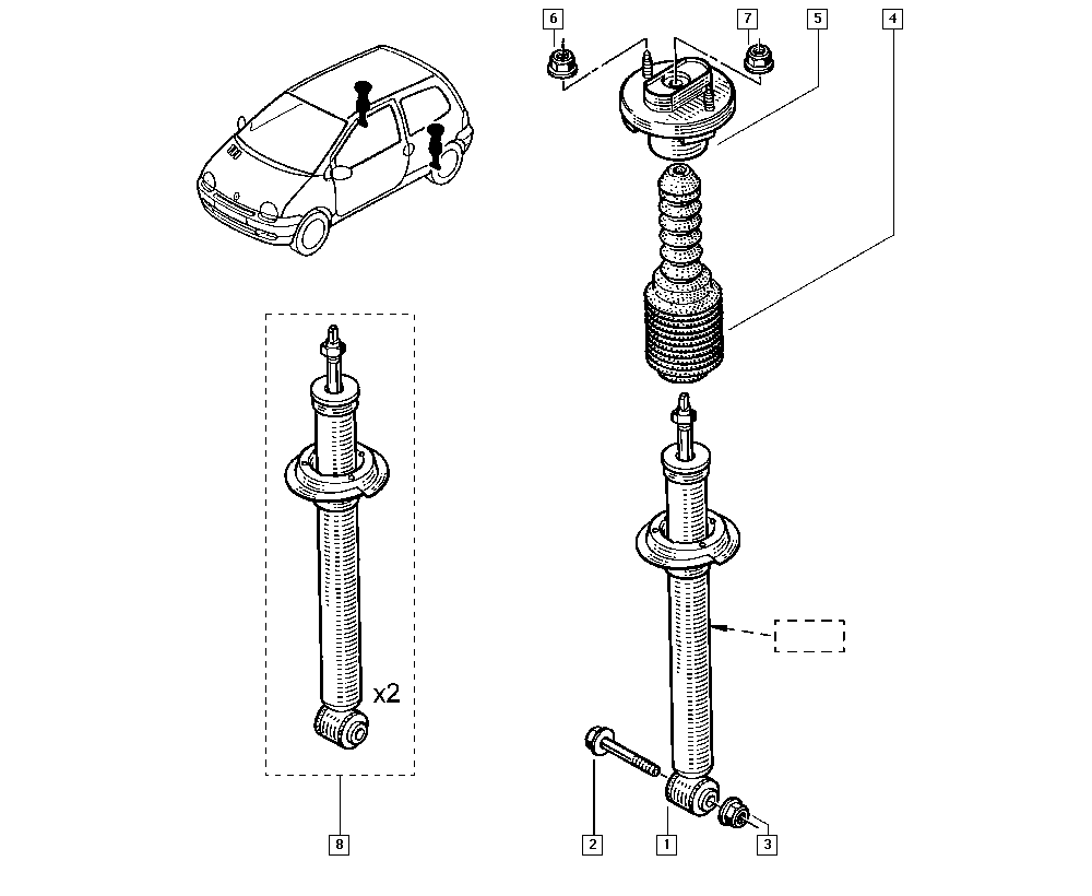 RENAULT 77 00 846 916 - Опора стойки амортизатора, подушка autospares.lv