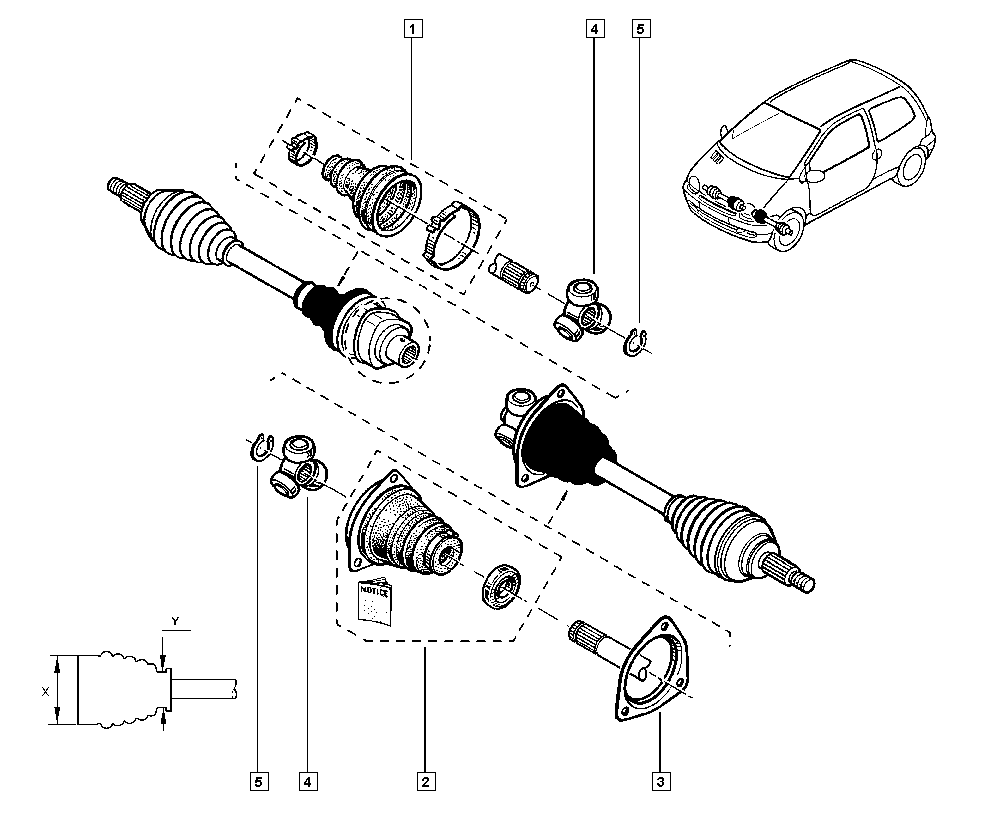 RENAULT 7701470567 - Пыльник, приводной вал autospares.lv