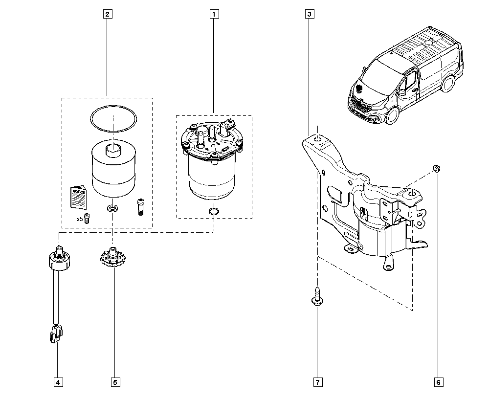 RENAULT 16 40 388 99R - Топливный фильтр autospares.lv