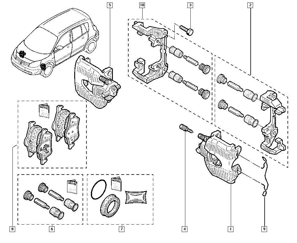 RENAULT TRUCKS 77 01 209 670 - Тормозные колодки, дисковые, комплект autospares.lv