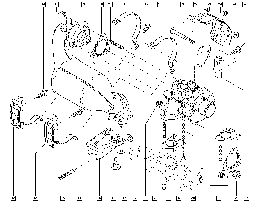 RENAULT TRUCKS 7701477853 - Турбина, компрессор autospares.lv