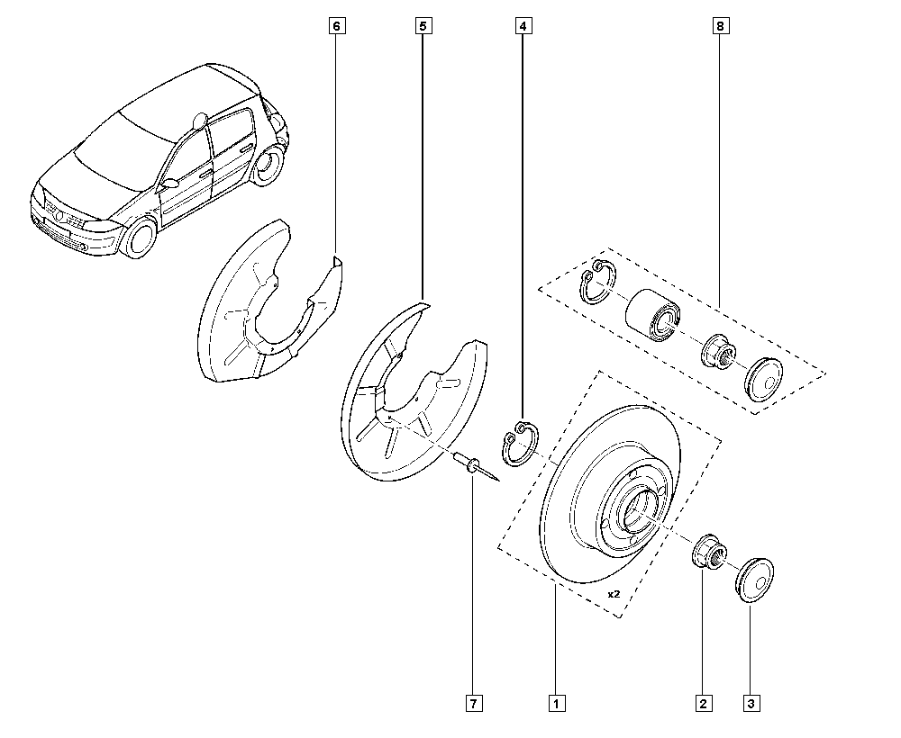 RENAULT 7701207823 - Тормозной диск autospares.lv