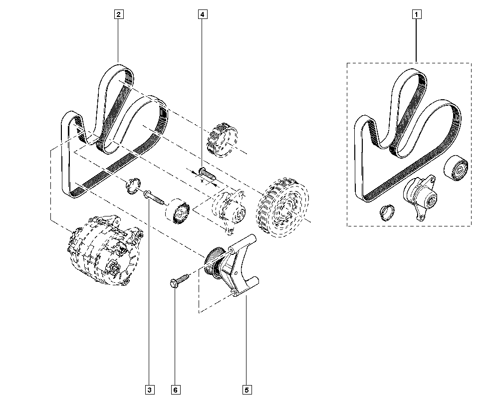 RENAULT 119204796R - Поликлиновой ремень autospares.lv