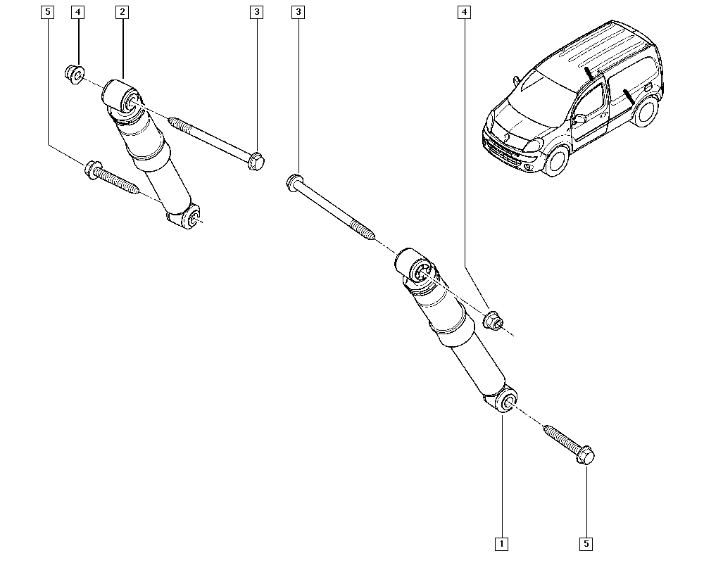 RENAULT TRUCKS 8200868514 - Амортизатор autospares.lv
