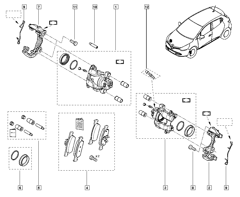 RENAULT 41011-8579R - Тормозной суппорт autospares.lv