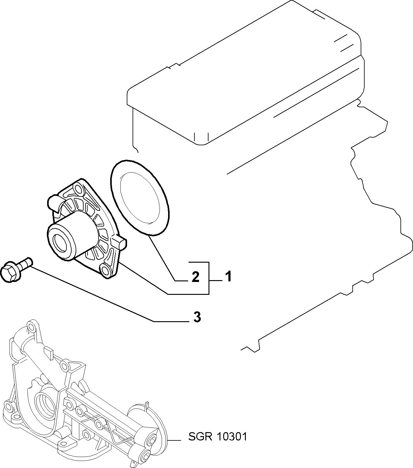 Jeep 55209993 - Водяной насос autospares.lv