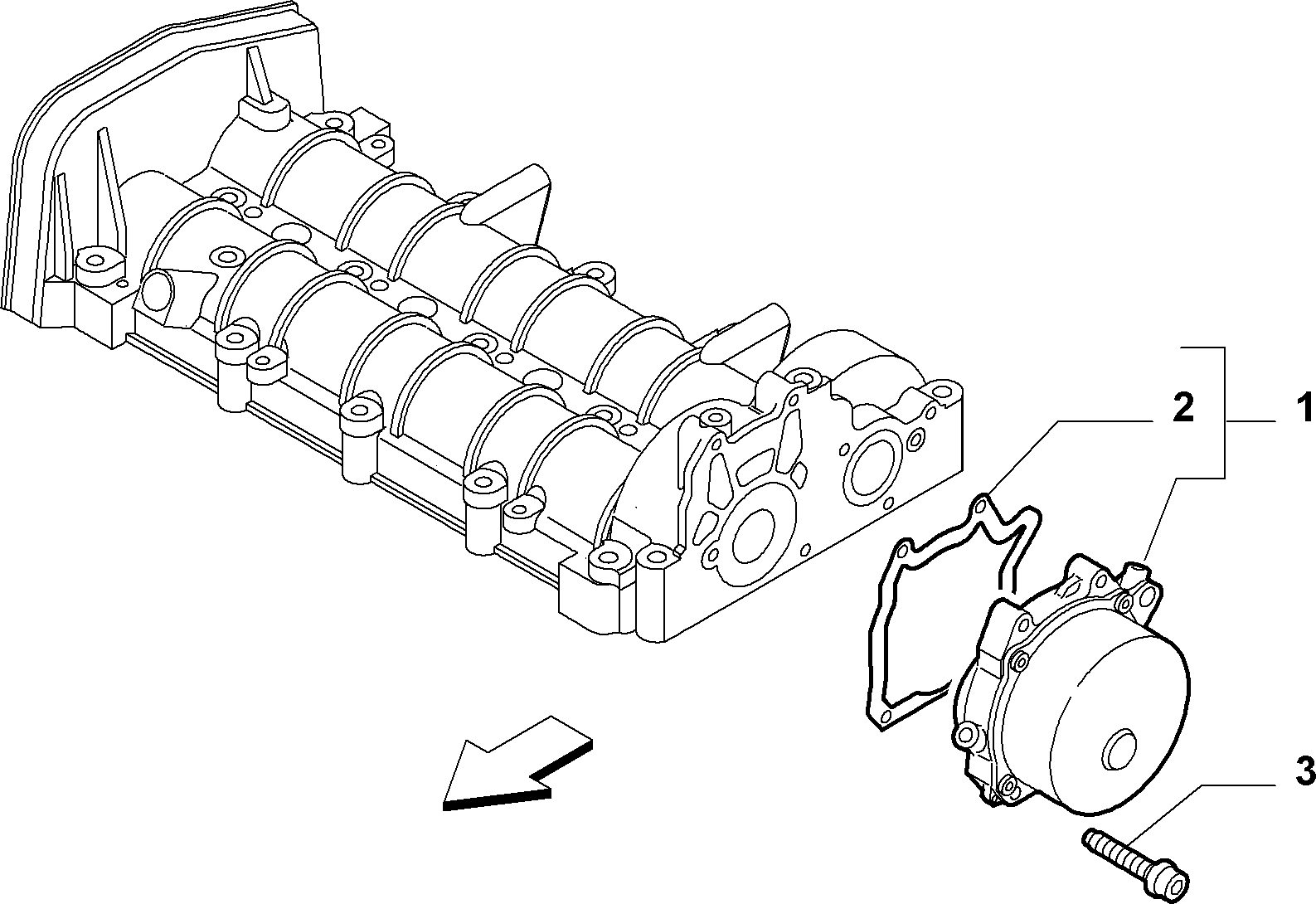 FIAT 46818359 - Вакуумный насос, тормозная система autospares.lv