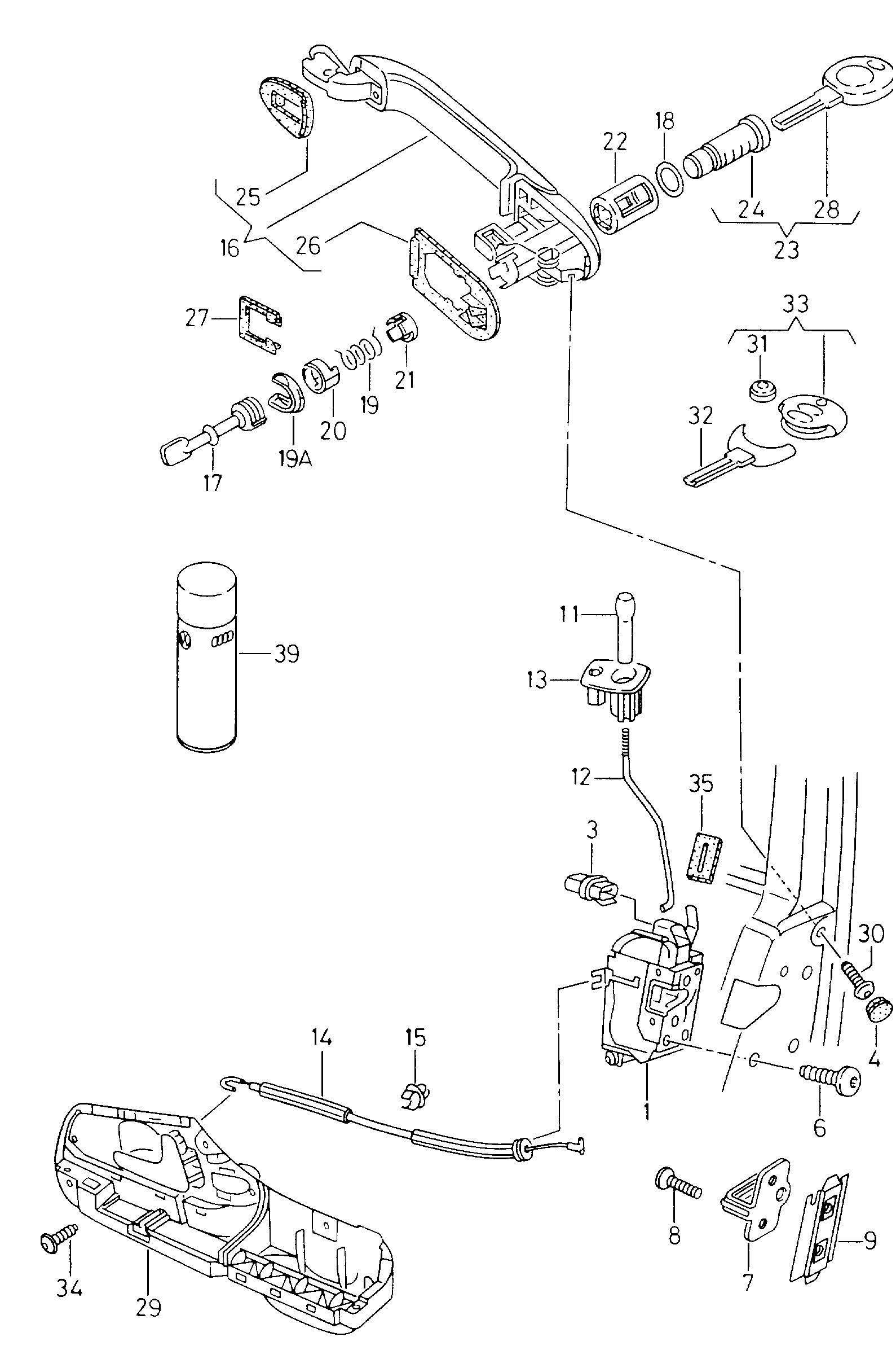 VW 6K3837223A - Ручка двери autospares.lv