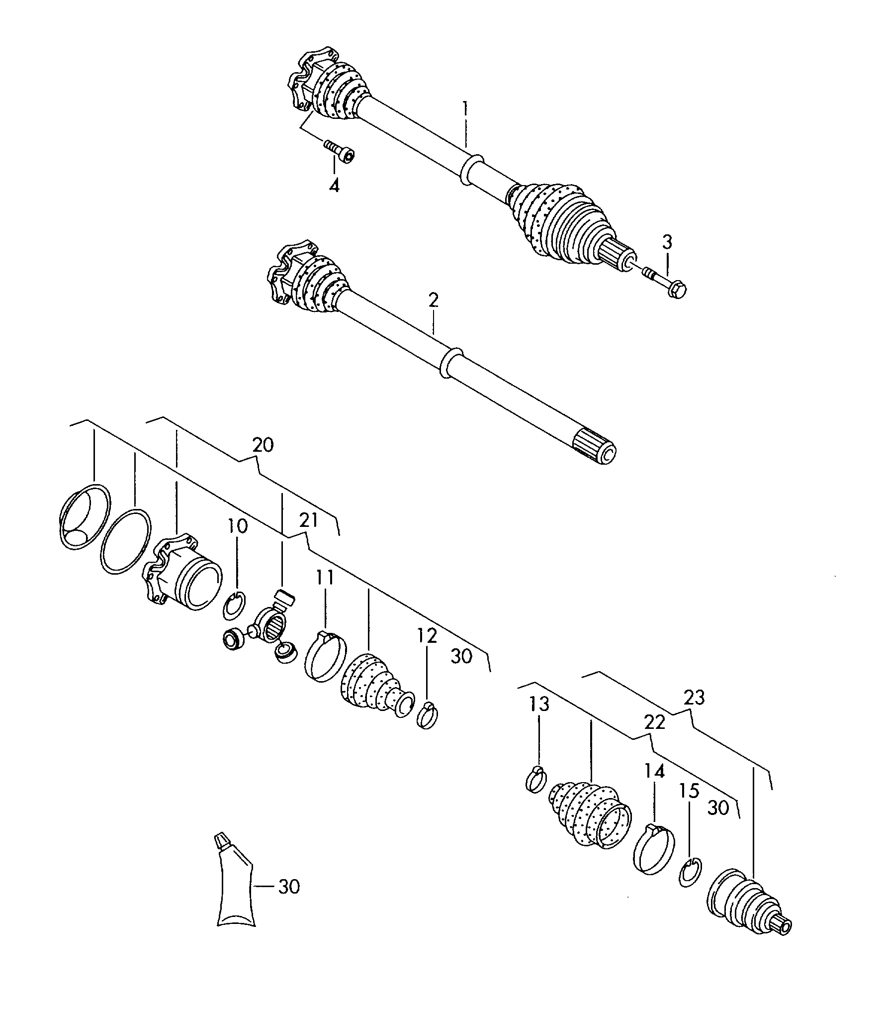 VAG 7M3407271R - Приводной вал autospares.lv