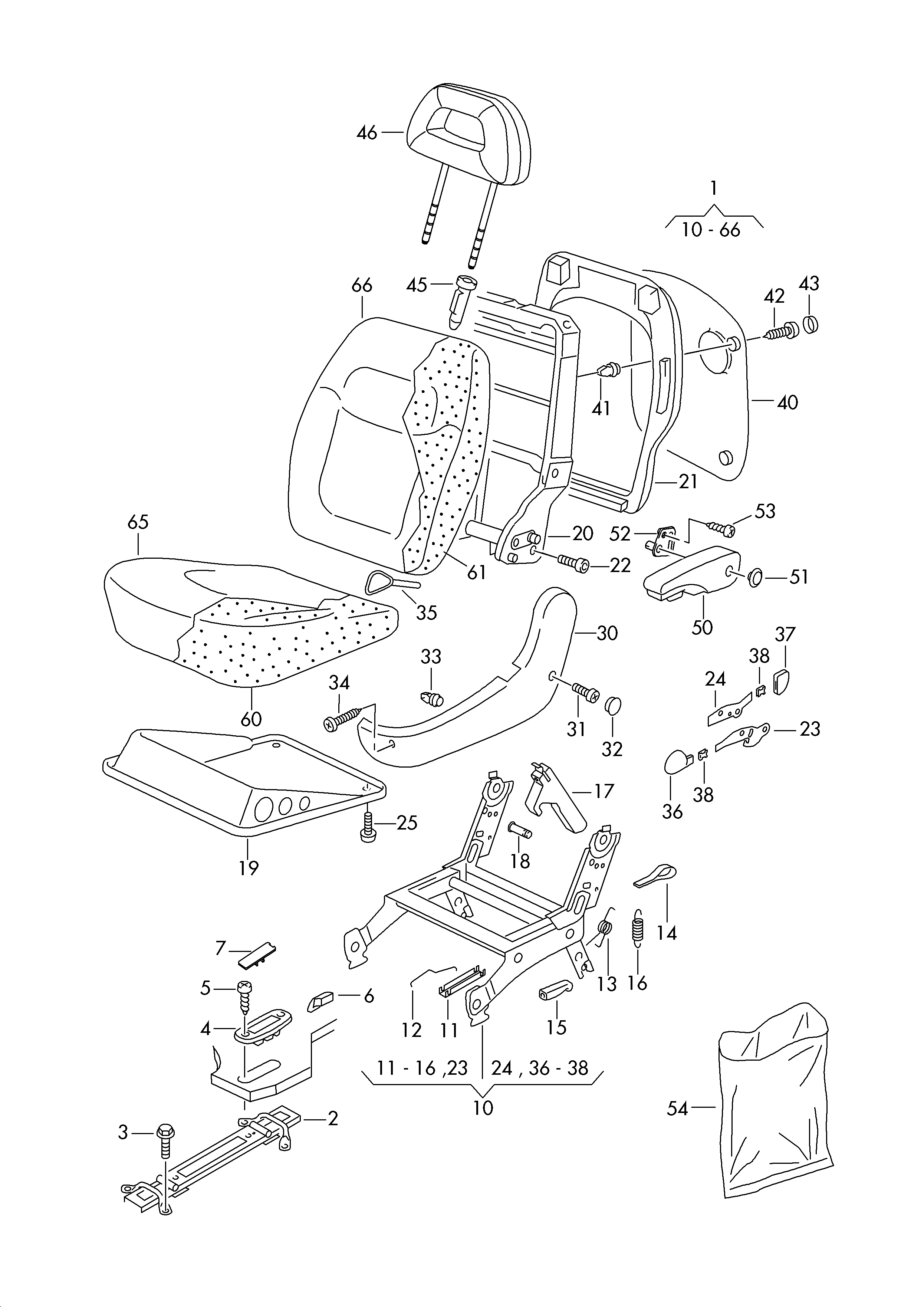 Seat N  0195269 - Болт, система выпуска autospares.lv