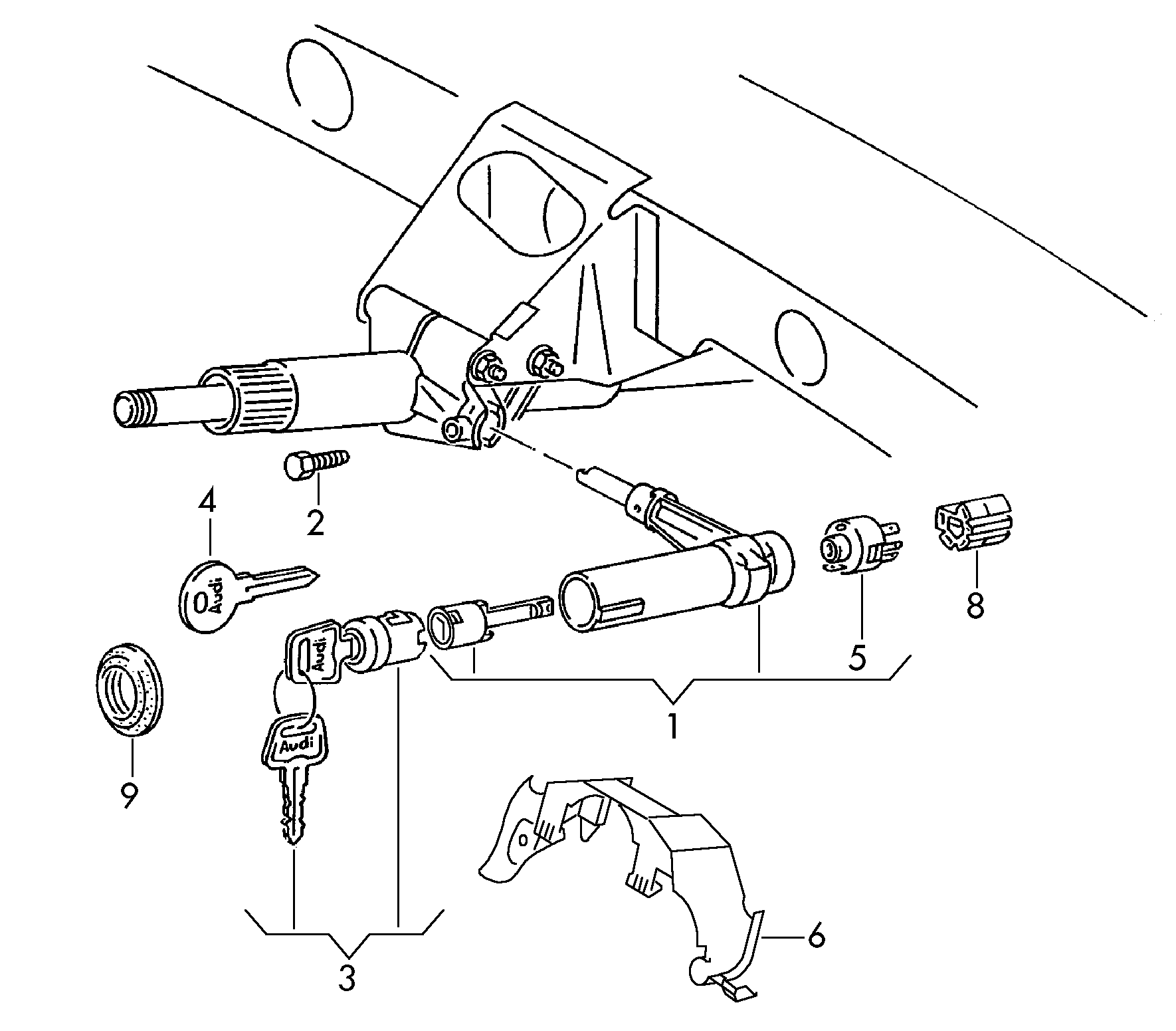 Seat 02N 409 345 - Приводной вал autospares.lv