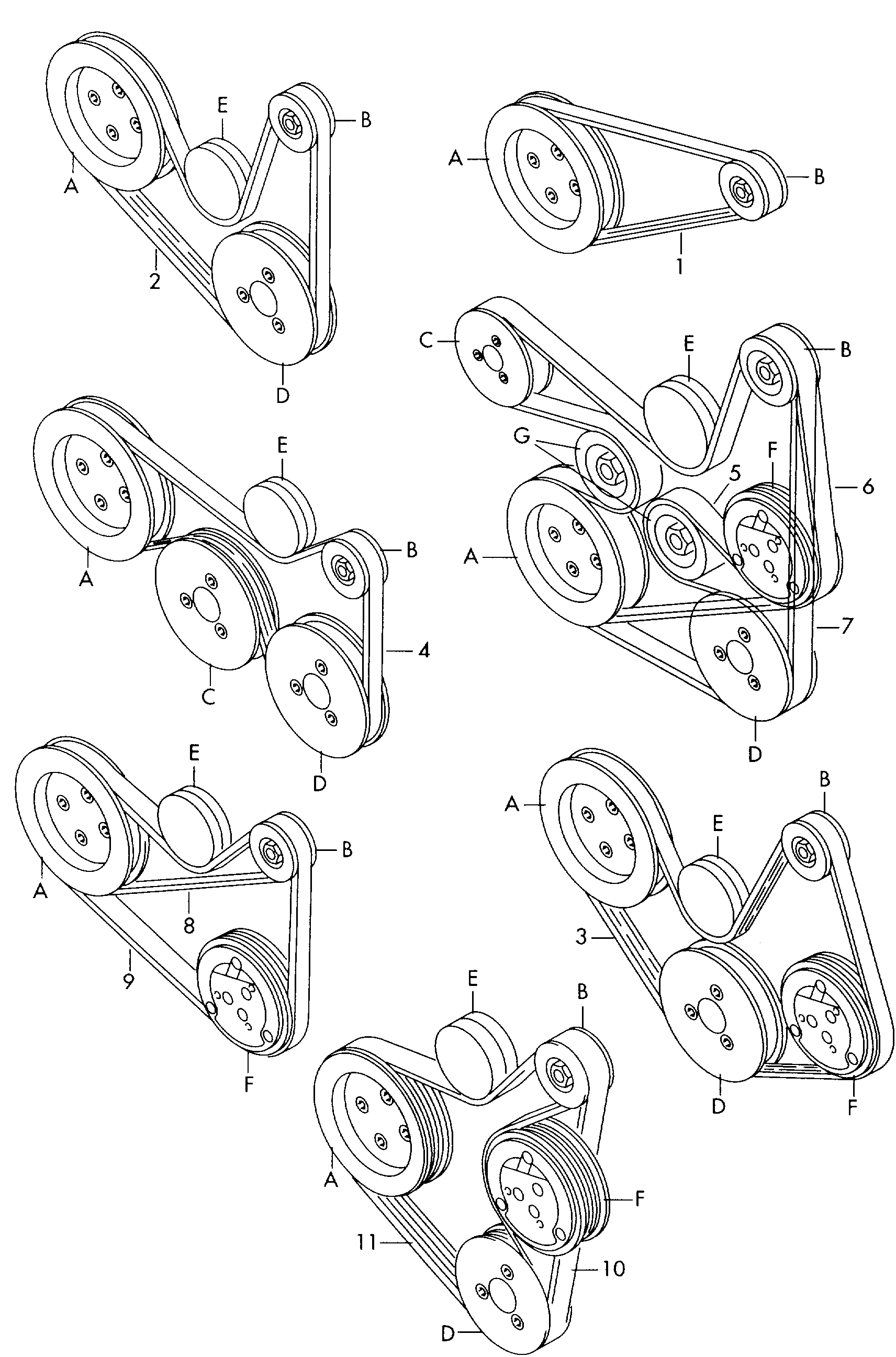 Seat 03L 903 137 T - Поликлиновой ремень autospares.lv