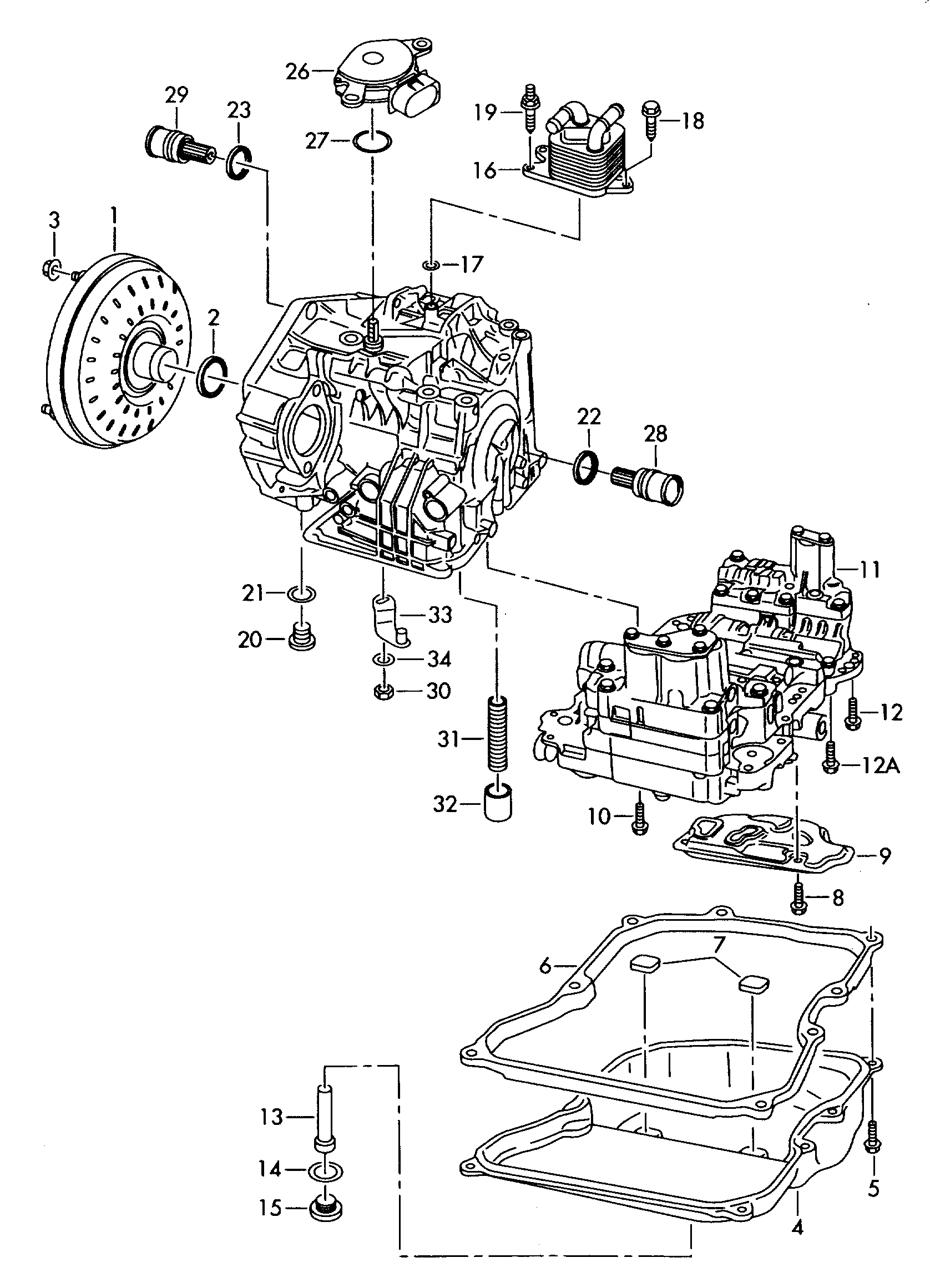 VAG 09G 321 370 - Прокладка, масляный поддон автоматической коробки передач autospares.lv