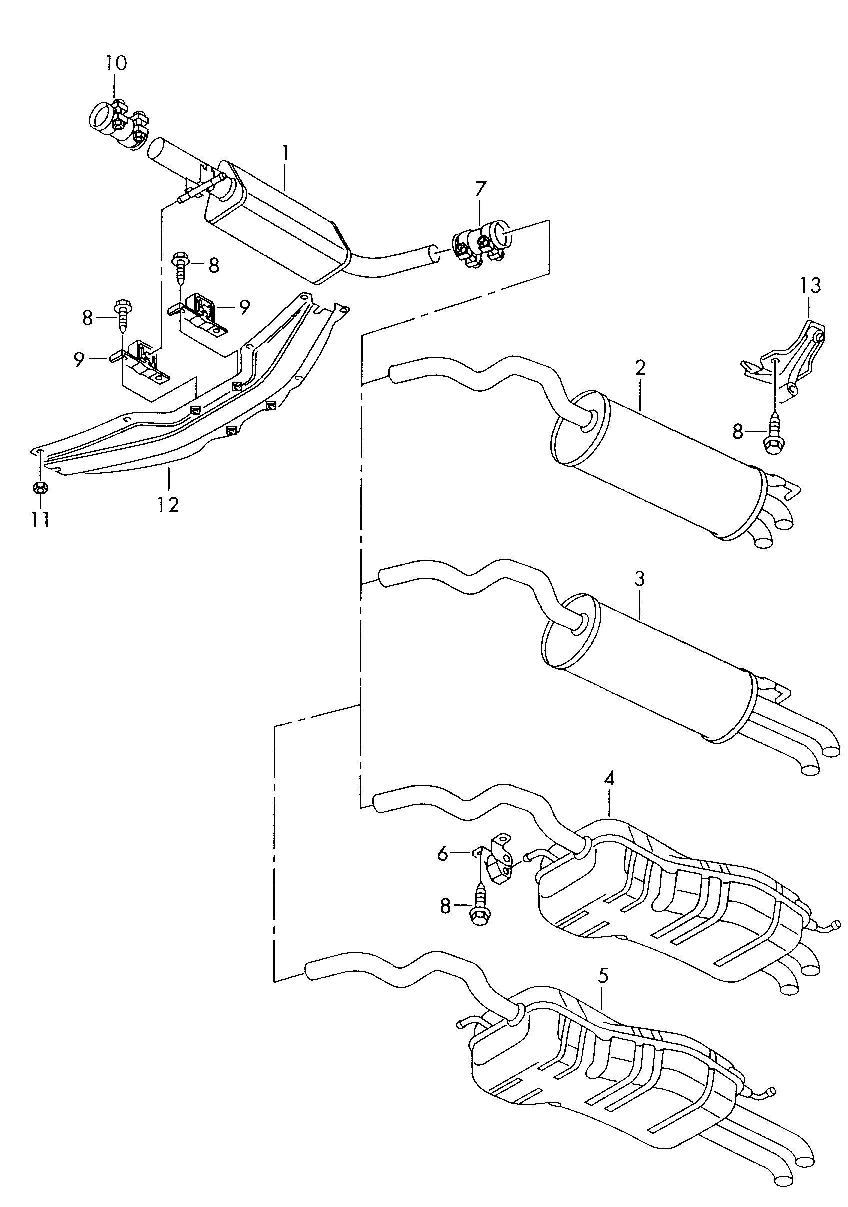 Seat 1J0253144E - Кронштейн, втулка, система выпуска ОГ autospares.lv