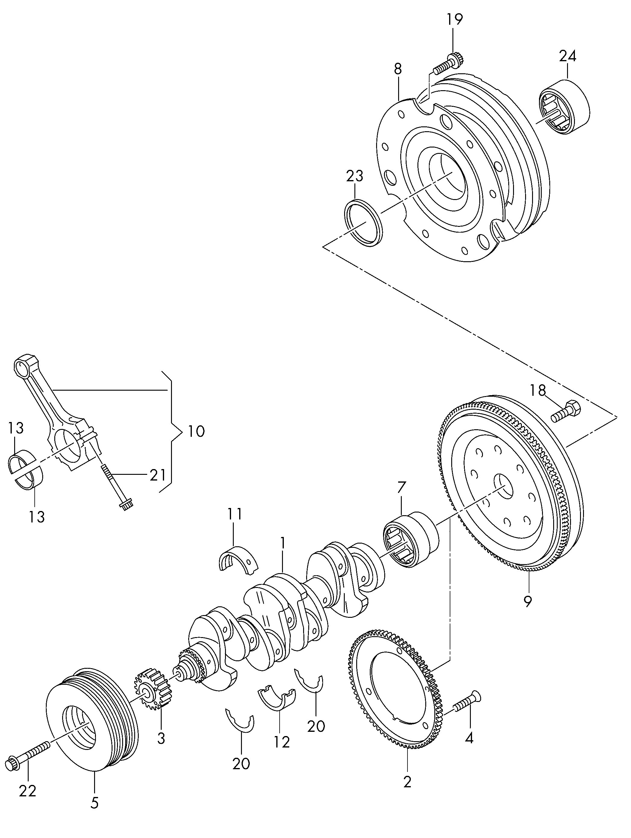 Seat WHT 001 319 - Болт крепления крышки шатуна autospares.lv