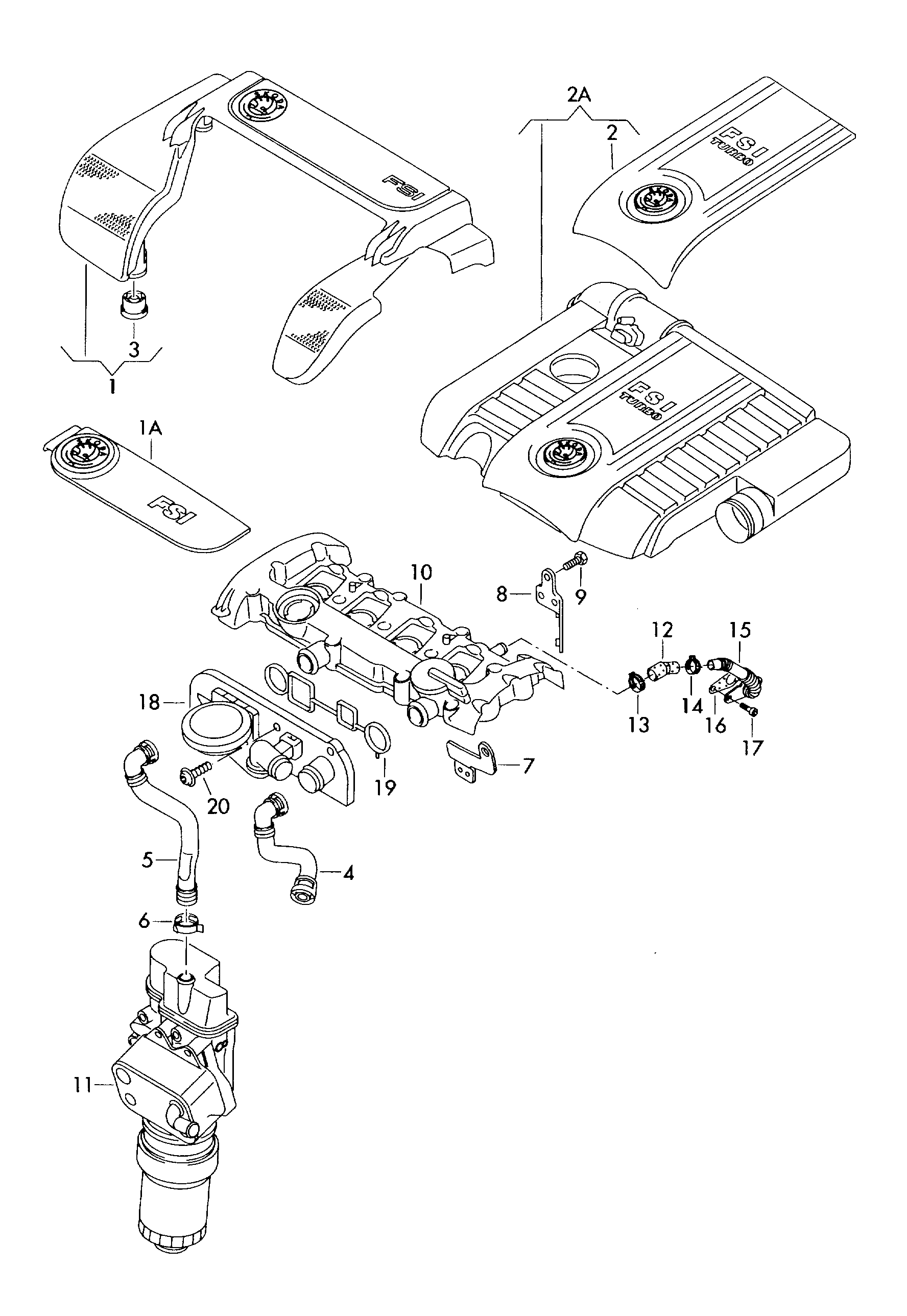 VW N  90905902 - Ремонтный набор, вентиляция картера autospares.lv