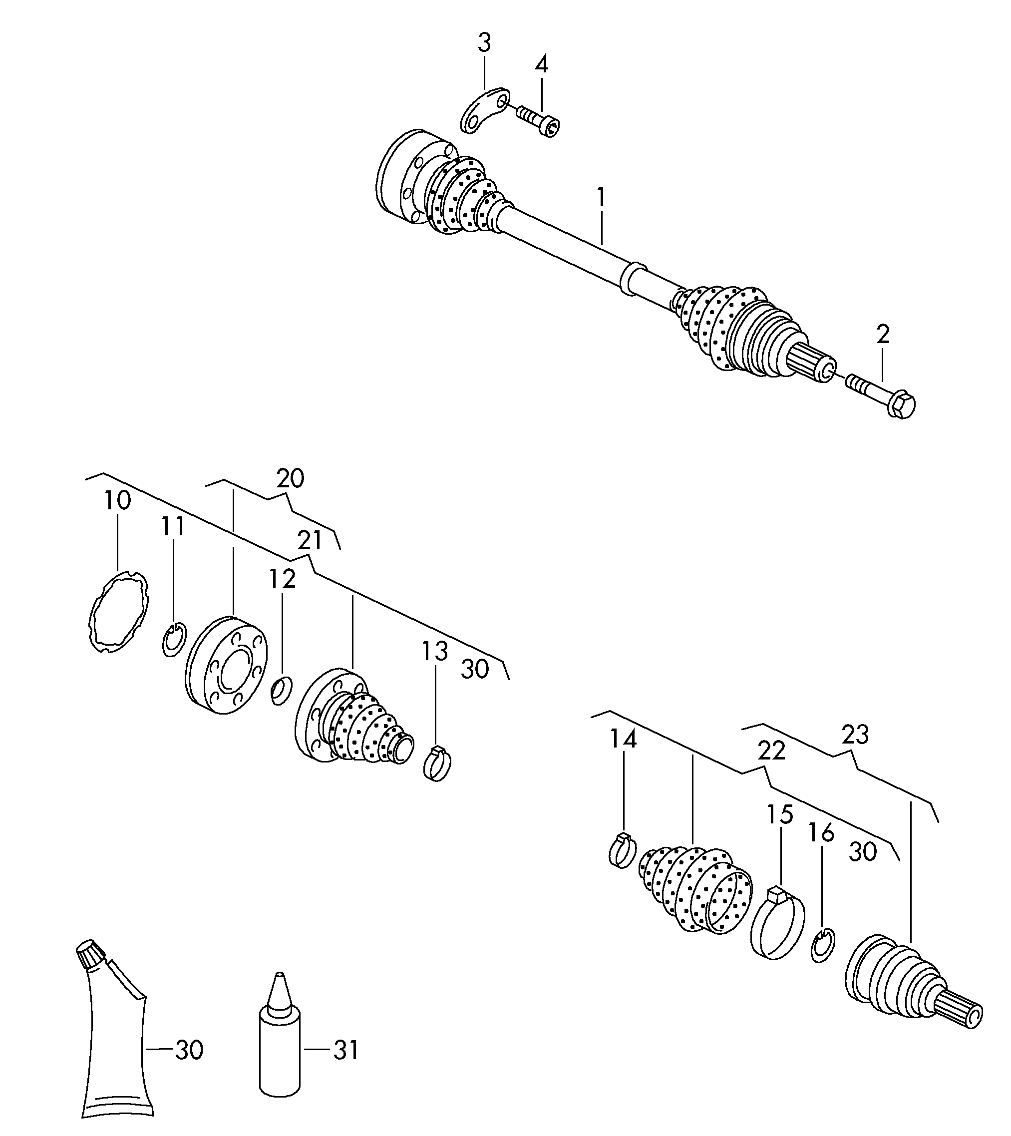 VAG 1K0407271LB - Приводной вал autospares.lv