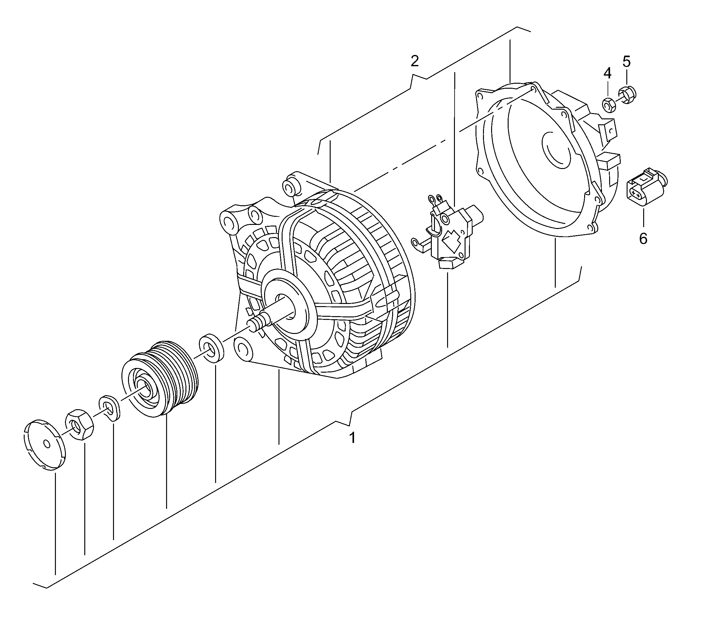 VAG 04E 903 023J - Генератор autospares.lv