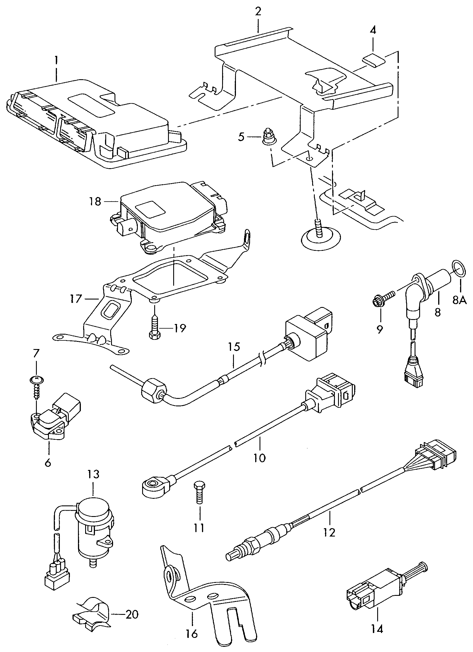 Seat 1K0998262G - Лямбда-зонд, датчик кислорода autospares.lv