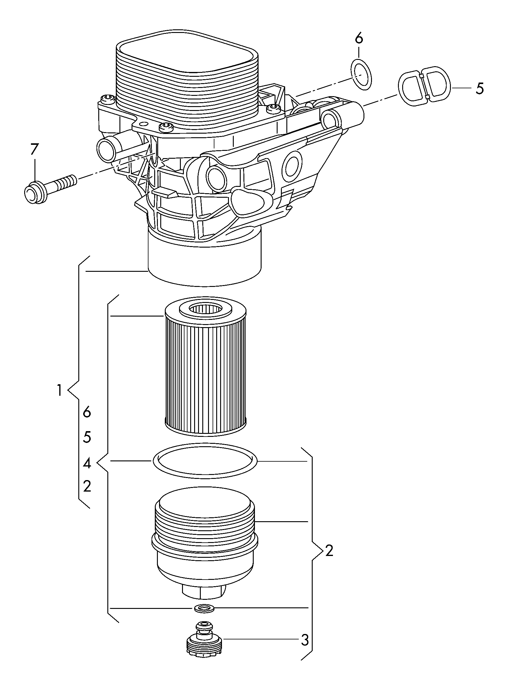 Skoda 03N 115 562 B - Масляный фильтр autospares.lv