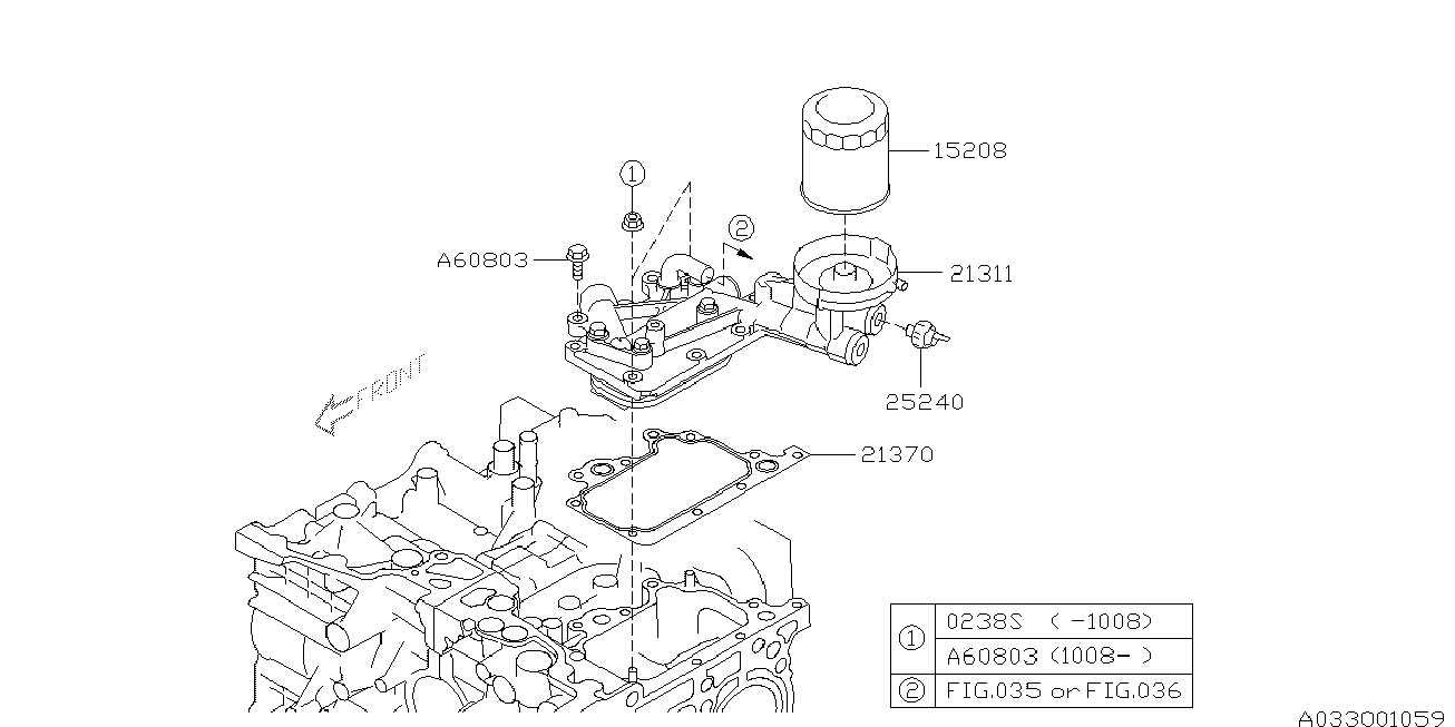 Mitsubishi 15208AA110 - Масляный фильтр autospares.lv