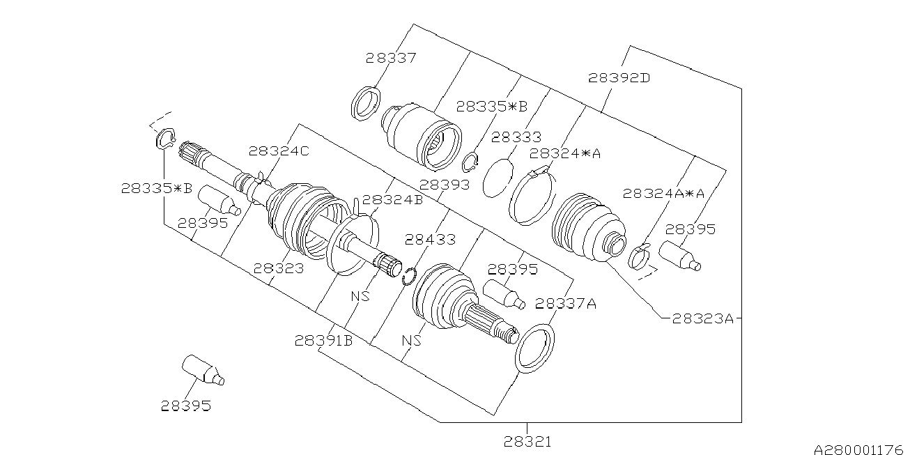 Mercury 28023AC060 - Пыльник, приводной вал autospares.lv