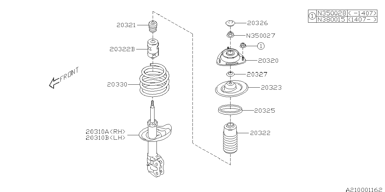 Subaru 20330FJ080 - Пружина ходовой части autospares.lv