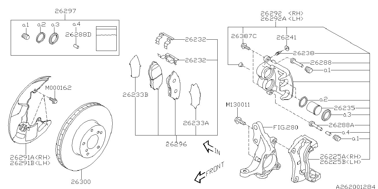 Subaru 26300-AL010 - Тормозной диск autospares.lv