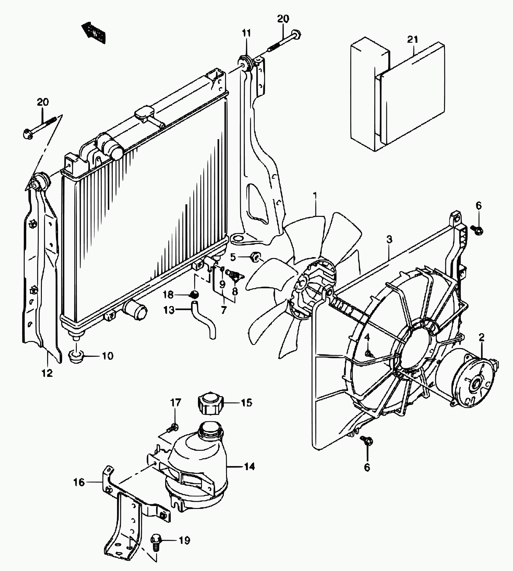 Suzuki 17931-84A00 - Крышка, резервуар охлаждающей жидкости autospares.lv