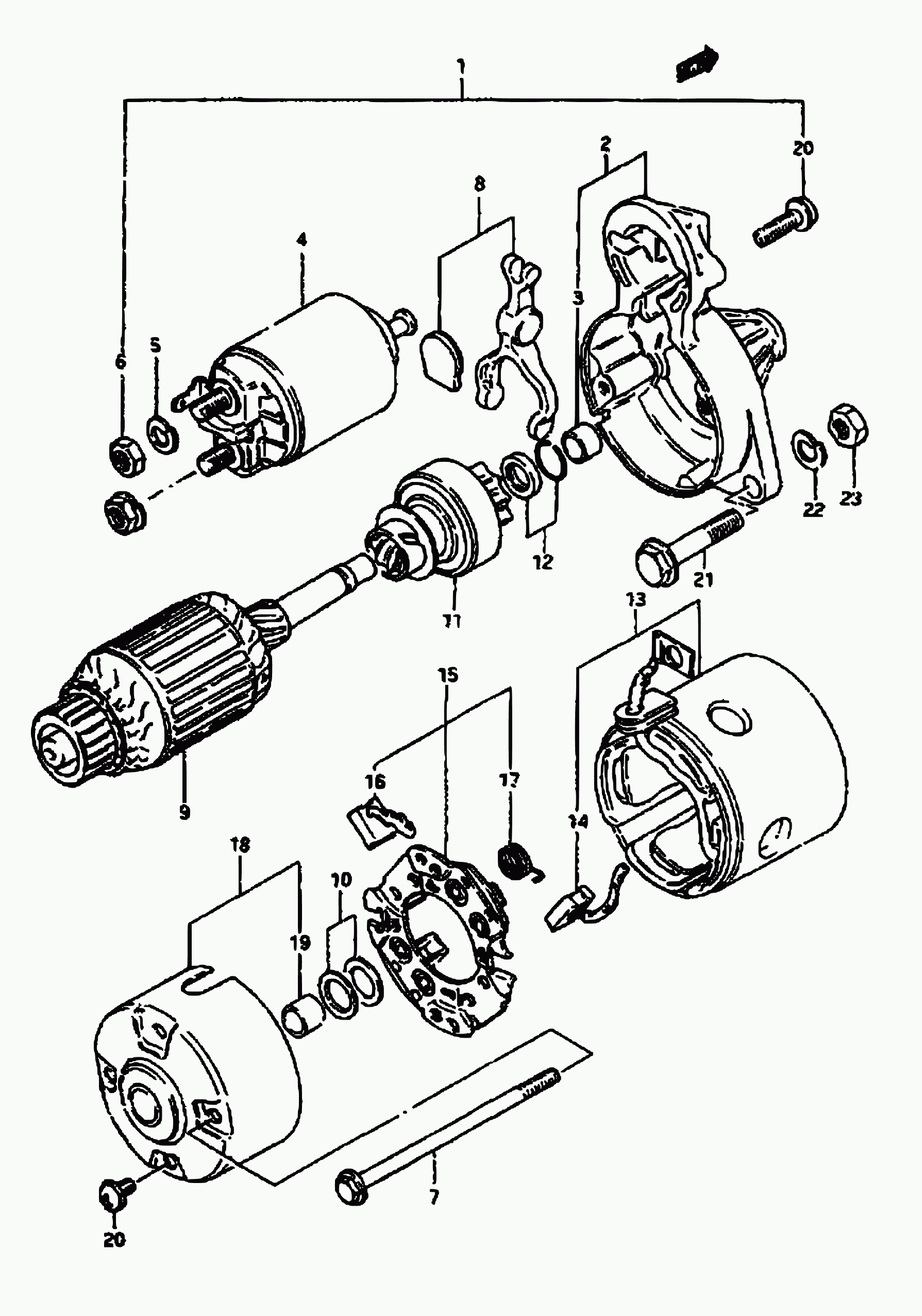 Hyundai 31100-73031 - Стартер autospares.lv