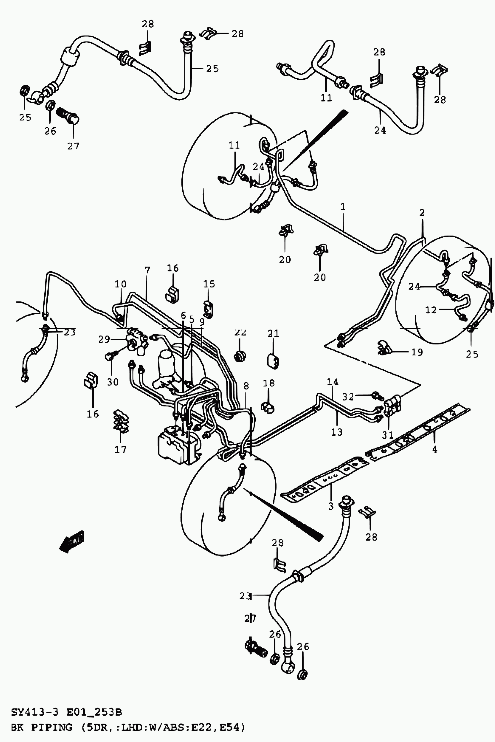 Maruti 51580-60G00 - Тормозной шланг autospares.lv