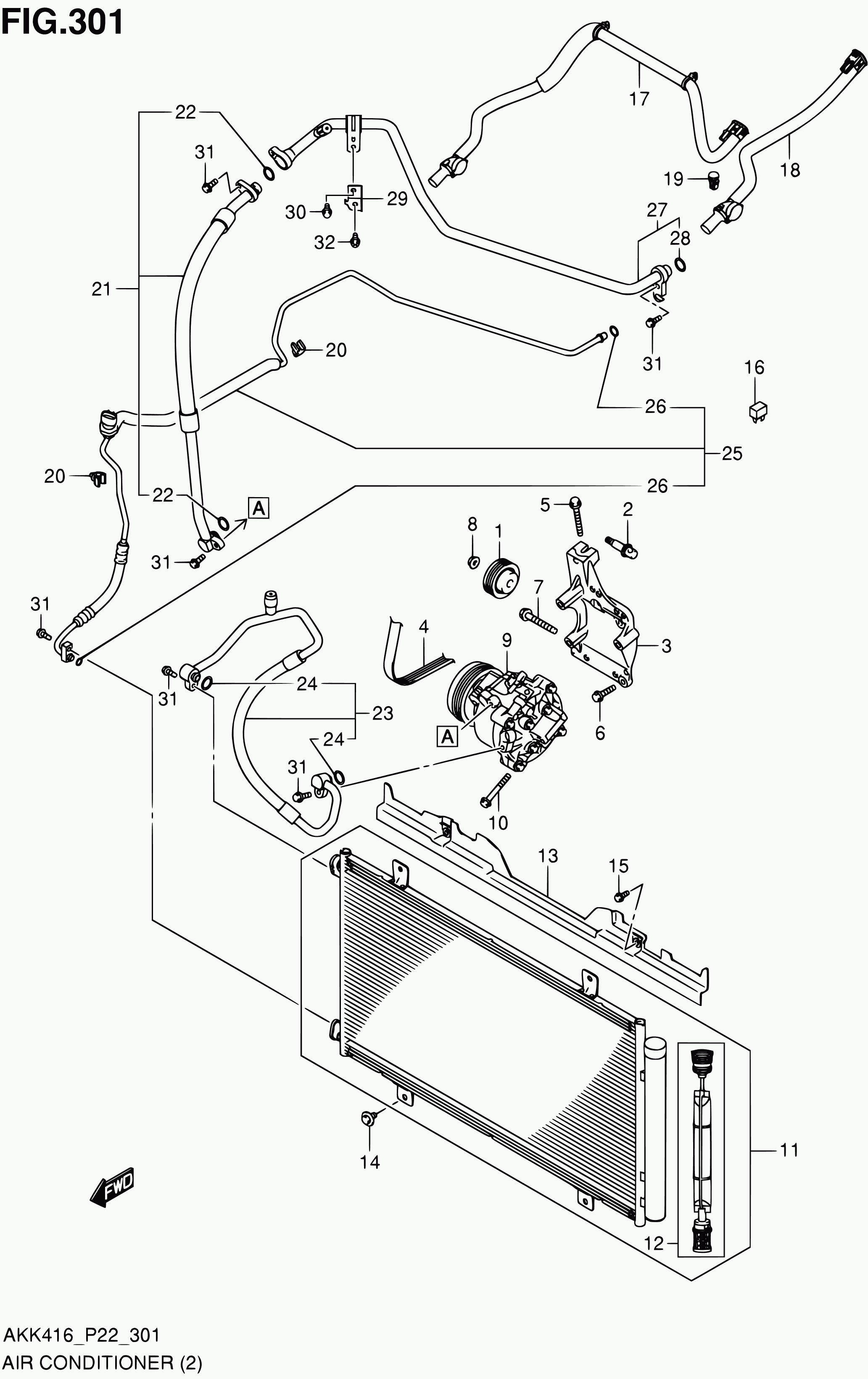 Suzuki 95141-61M00 - Поликлиновой ремень autospares.lv