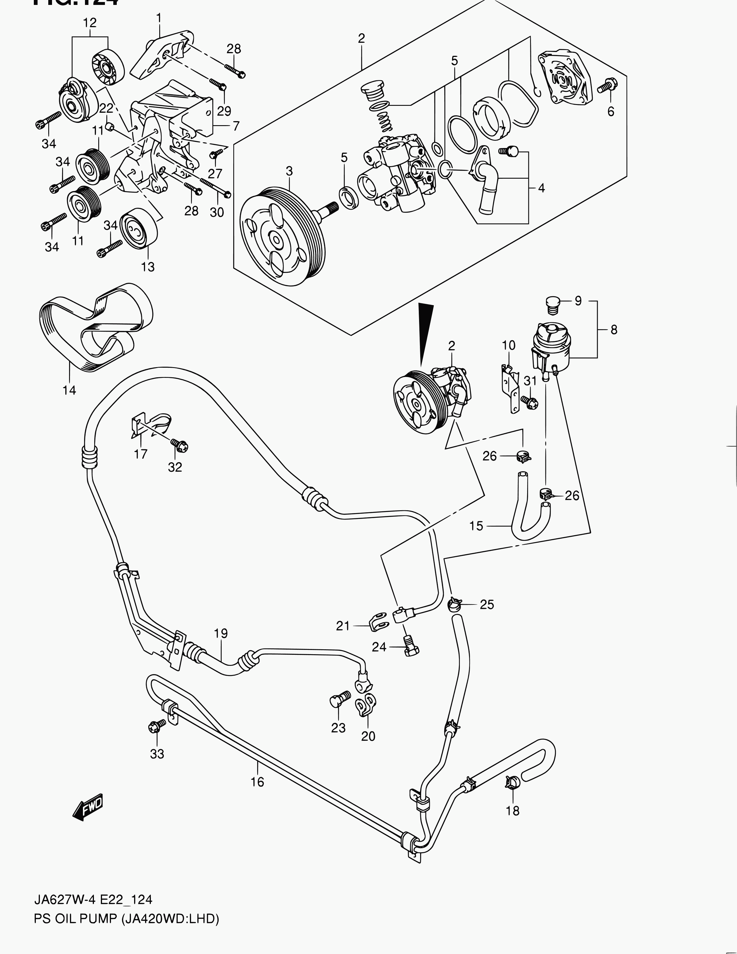 Porsche 49160-67G00 - Натяжитель, поликлиновый ремень autospares.lv