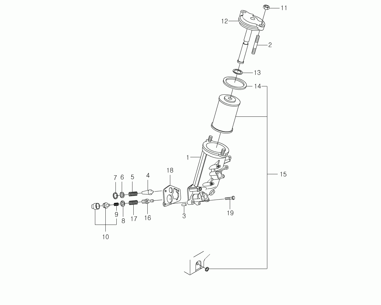 Ssangyong 6611803009 - Масляный фильтр autospares.lv