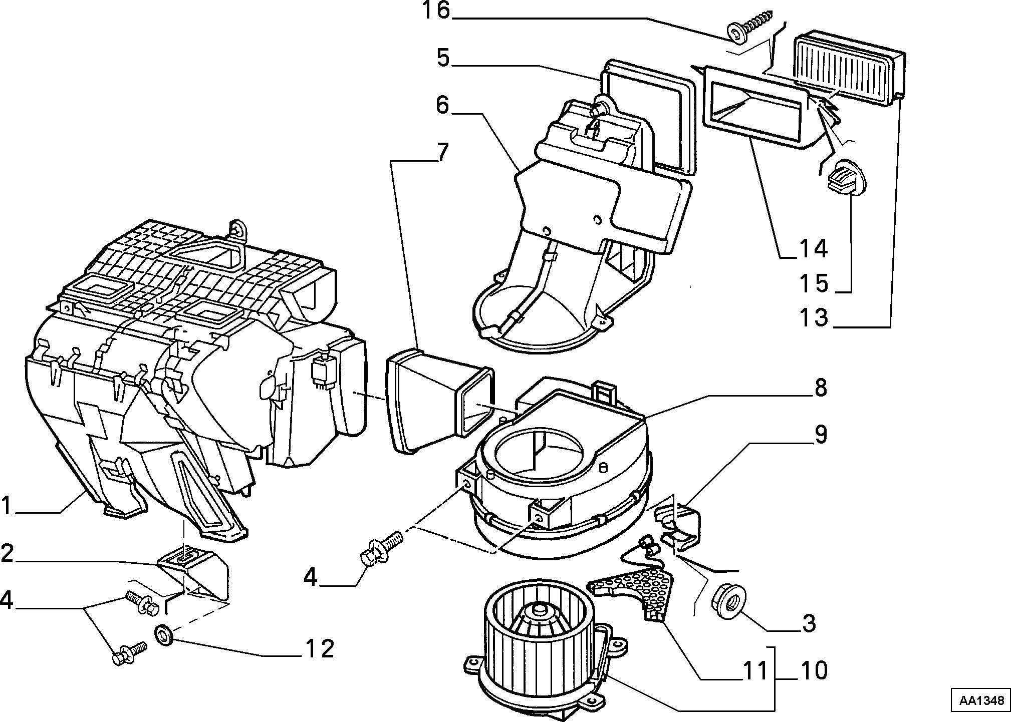 Alfa Romeo 1475479080 - Фильтр воздуха в салоне autospares.lv