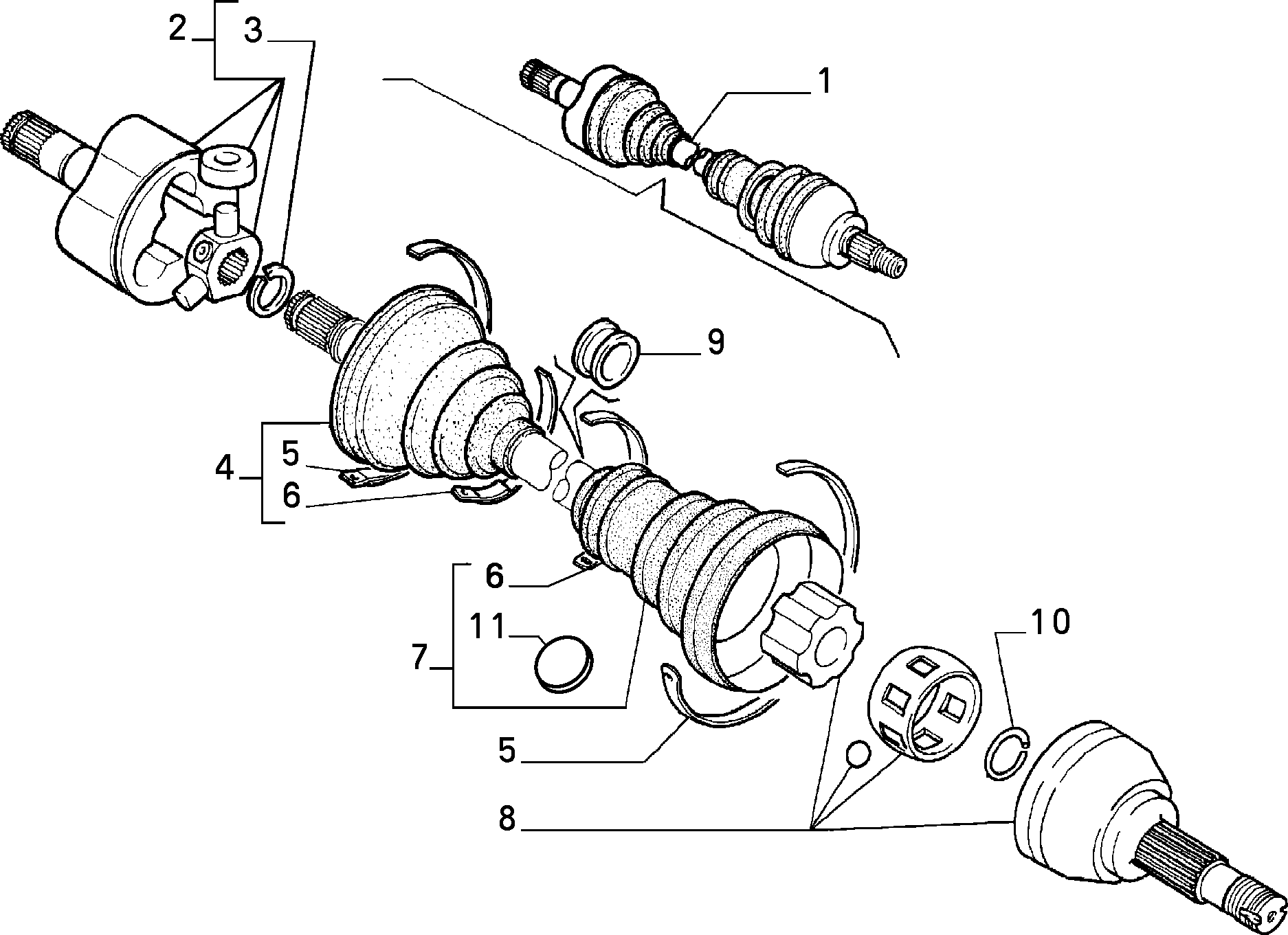 FIAT 9607411480 - Приводной вал autospares.lv